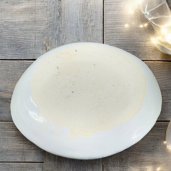 Vintage Oriental Hand Made Studio Pottery Dish Plate Tree Scene Artist Signed - Picture 2 of 14